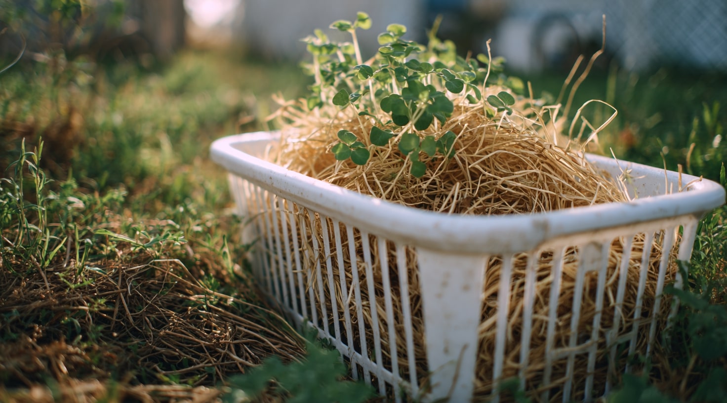 Laundry Basket as a Raised Bed Planter