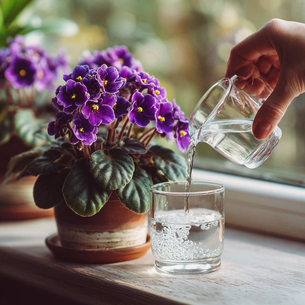 Watering African Violets the Right Way