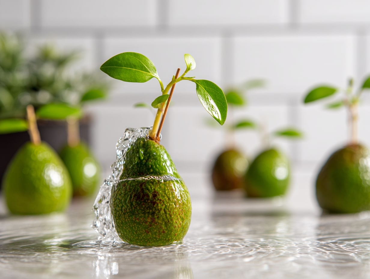 Sprouting an Avocado Pit in Water