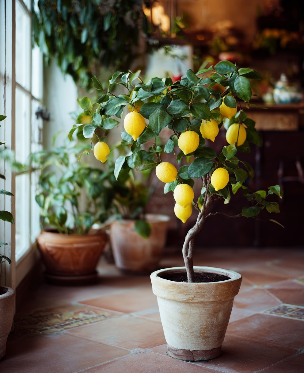 From Cup Seedling to Fruiting Lemon Tree