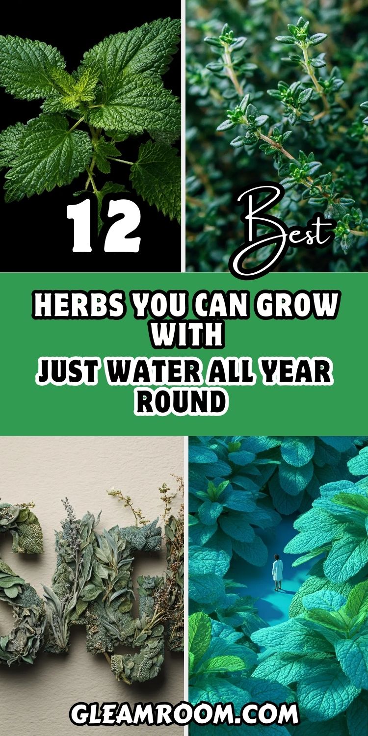 12 Herbs You Can Grow With Just Water All Year Round