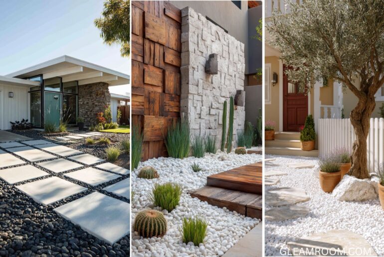 17 Stunning White Stone Landscaping Ideas