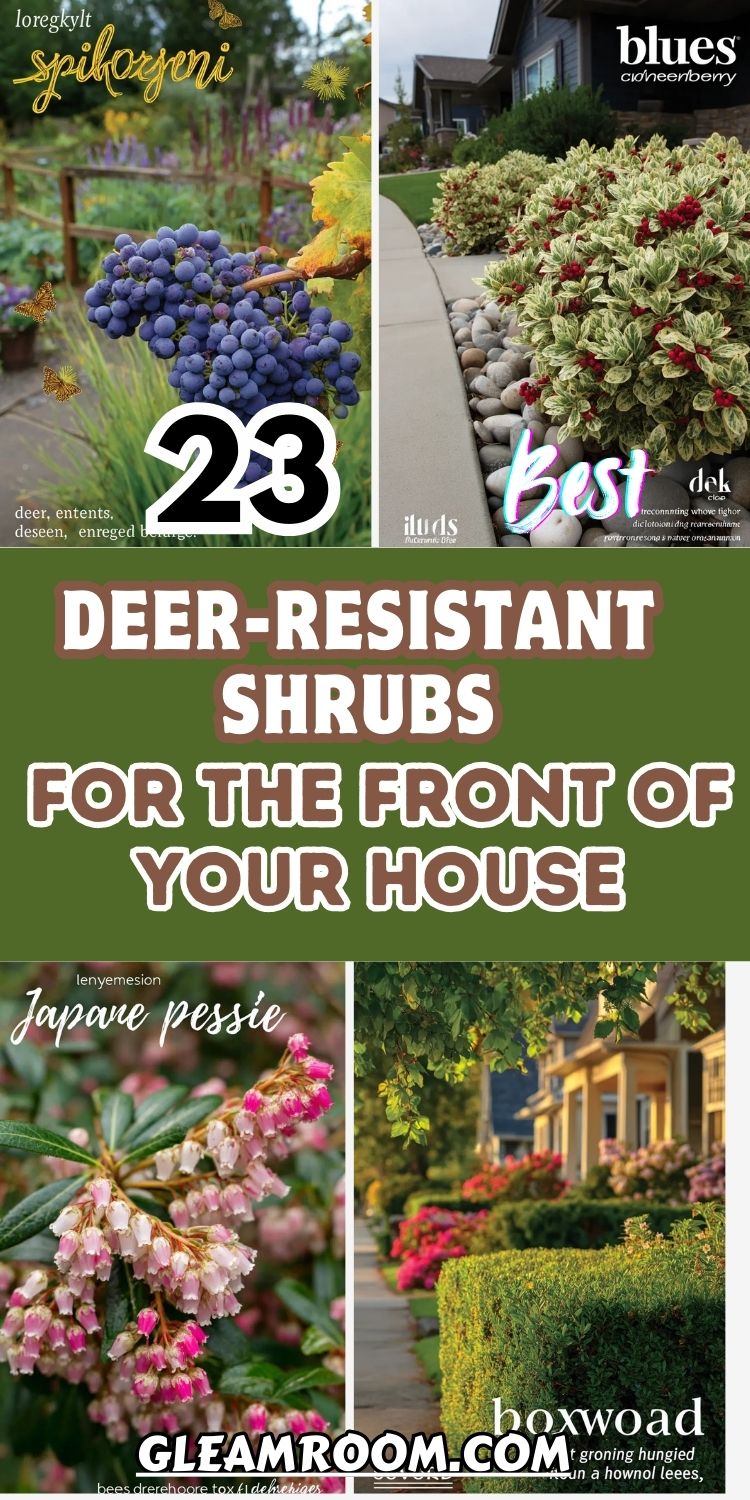 23 Best Deer-Resistant Shrubs for The Front of Your House