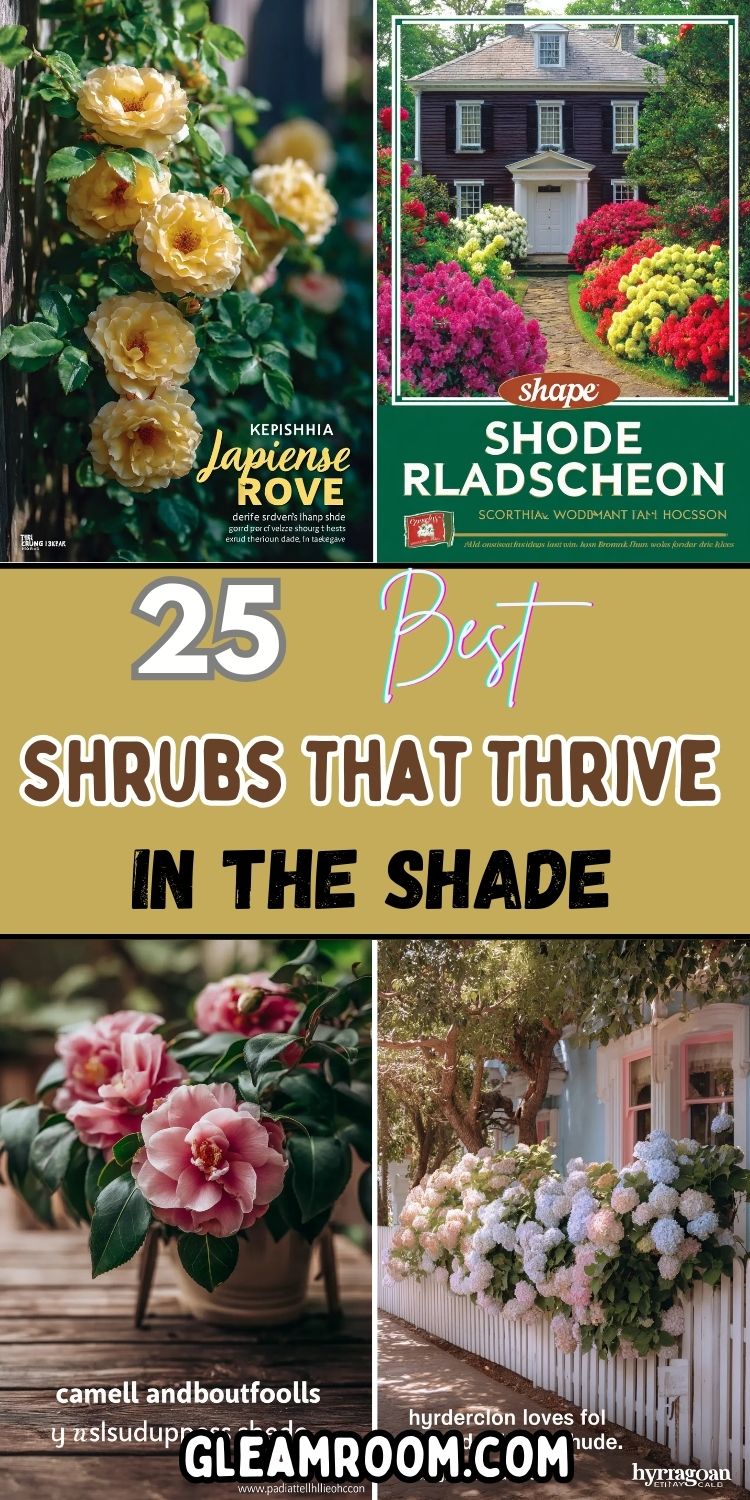 25 Best Shrubs That Thrive in the Shade