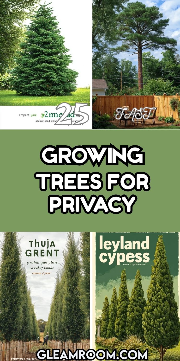 25 Fast-Growing Trees for Privacy Landscaping Between Houses