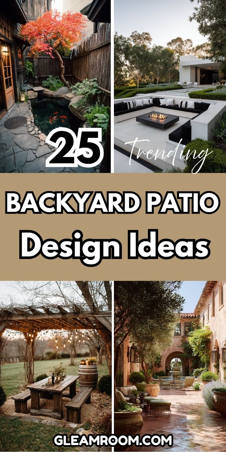 25 Trending Backyard Patio Design Ideas