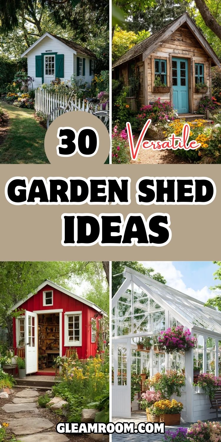30 Versatile Garden Shed Ideas Perfect for Every Yard