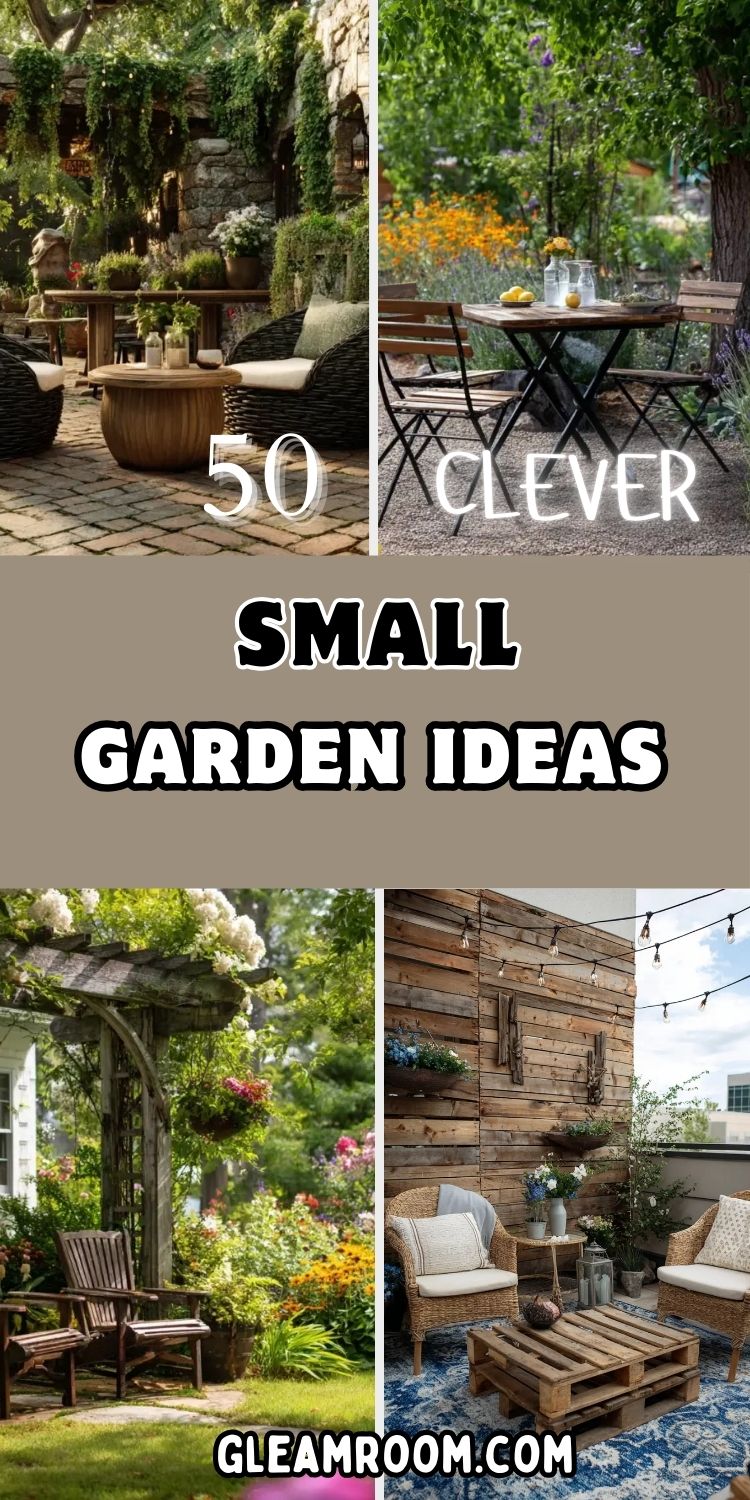 50 Clever Small Garden Ideas to Try on a Budget