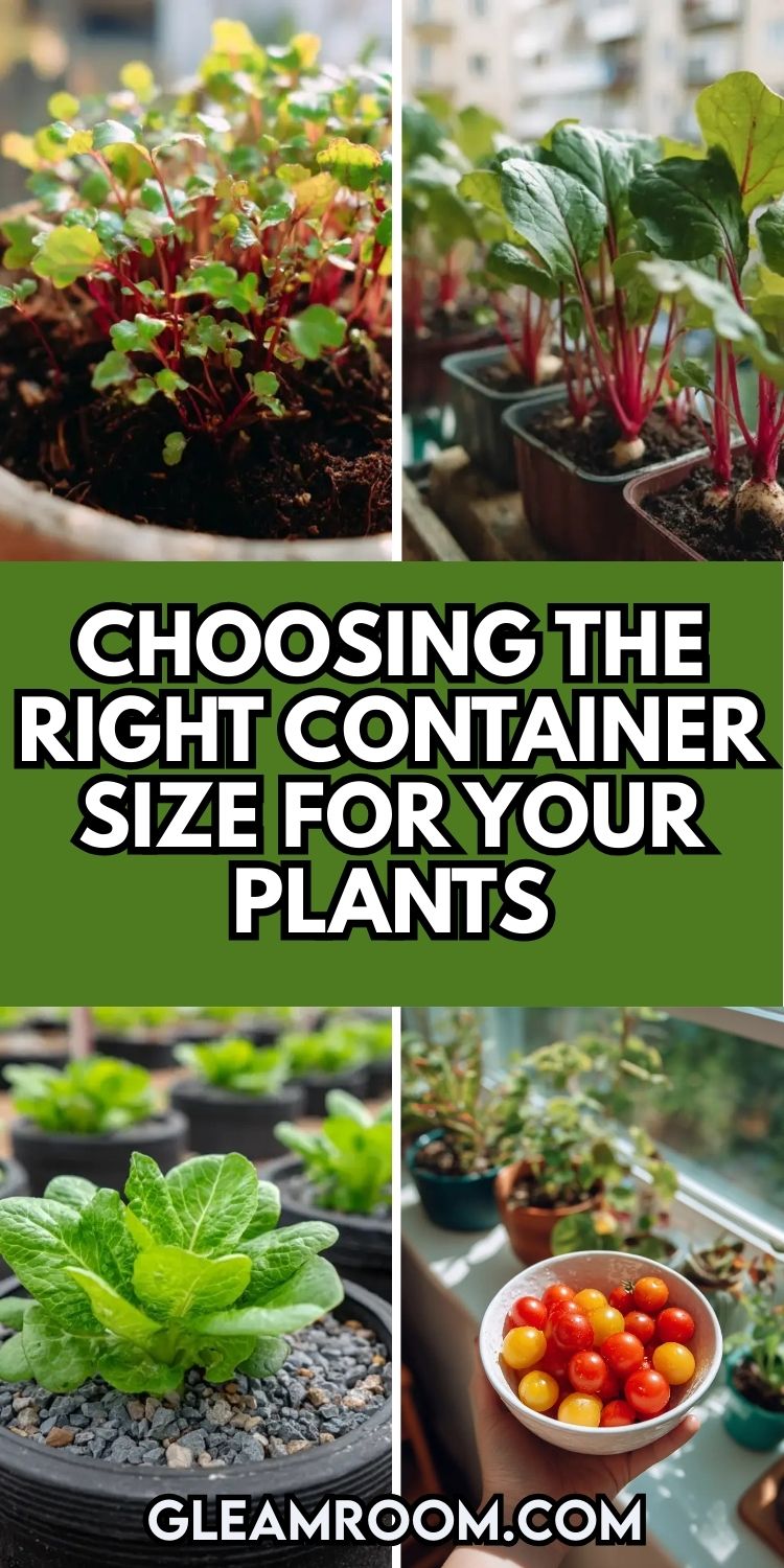 Choosing the Right Container Size for Your Plants