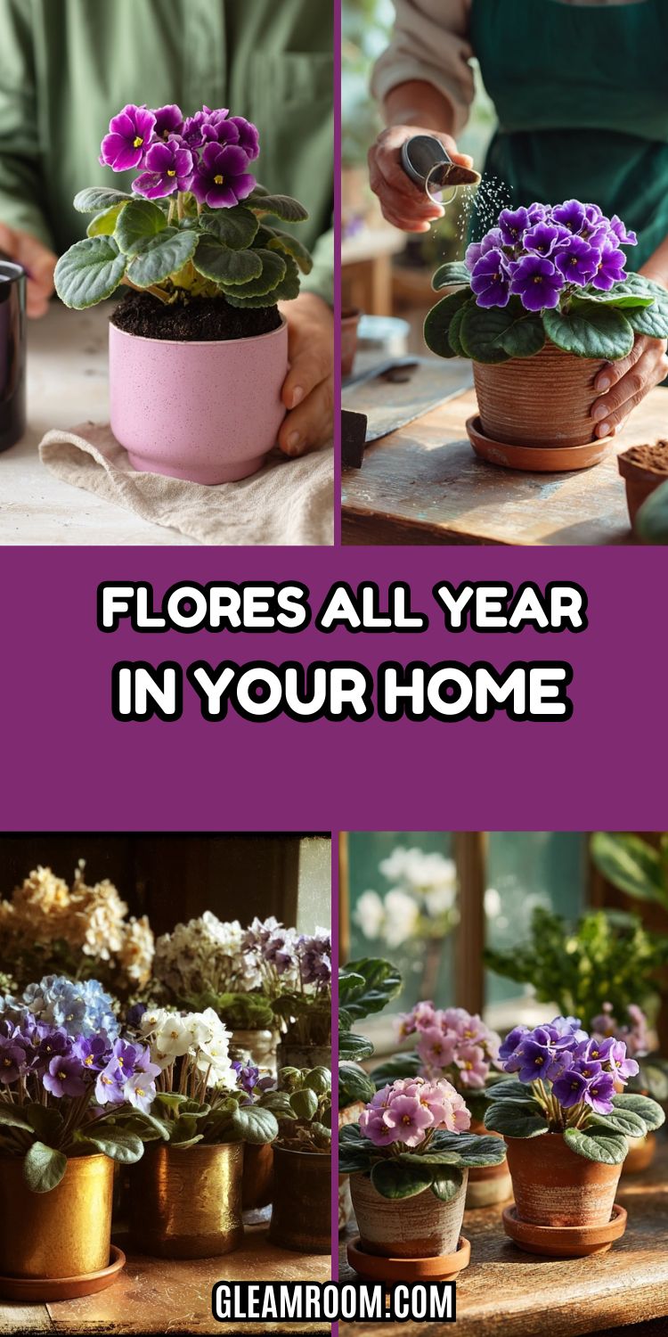 Flores all year in your home secrets that the best gardeners know about the cultivation of African violets