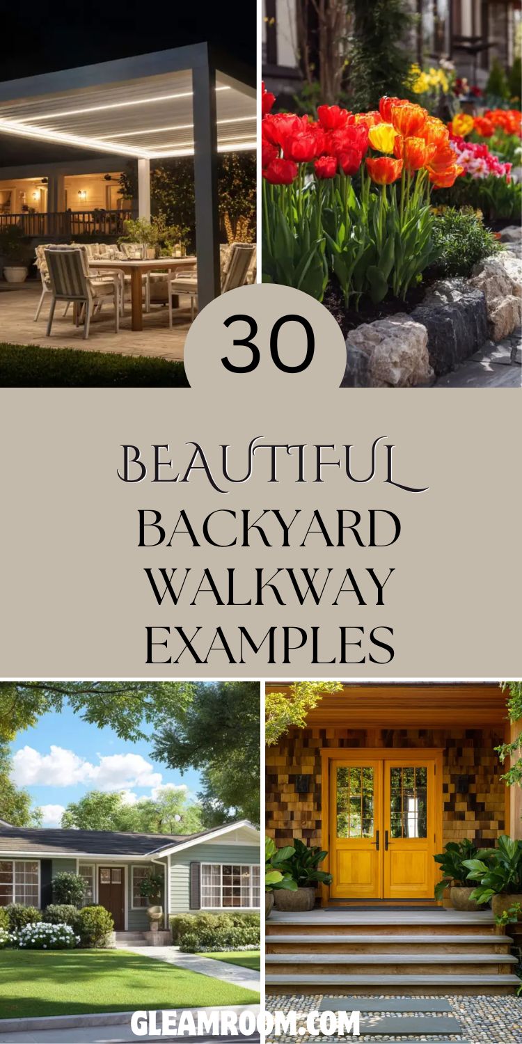 Get Inspired 30 Beautiful Backyard Walkway Examples